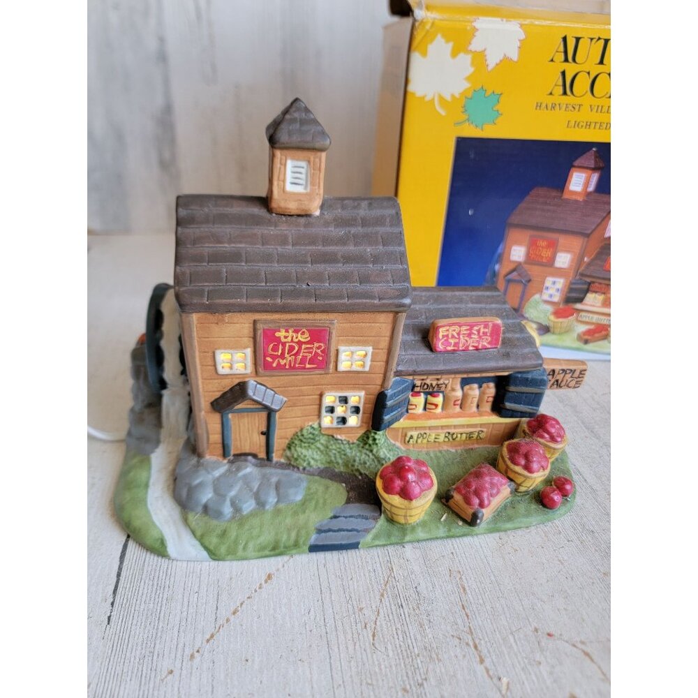 Vintage Autumn accents cider mill fall home decor village‎ accessory